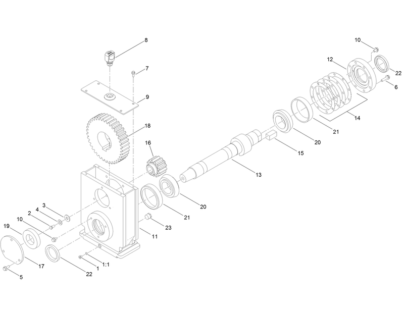 Rotary Hydraulic Assembly No 133 6207 03