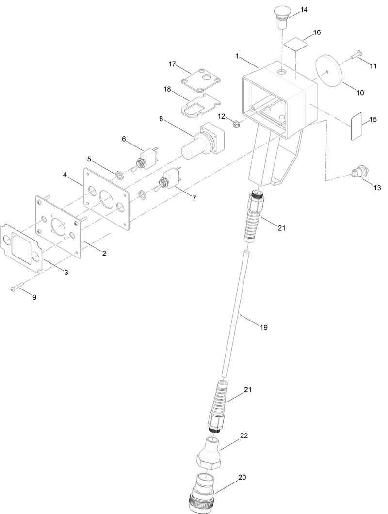 Travel Pendant Assembly No 131 9036