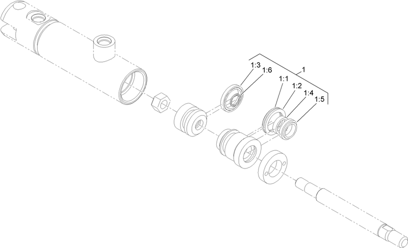 Hydraulic Cylinder Assembly No 125 4463