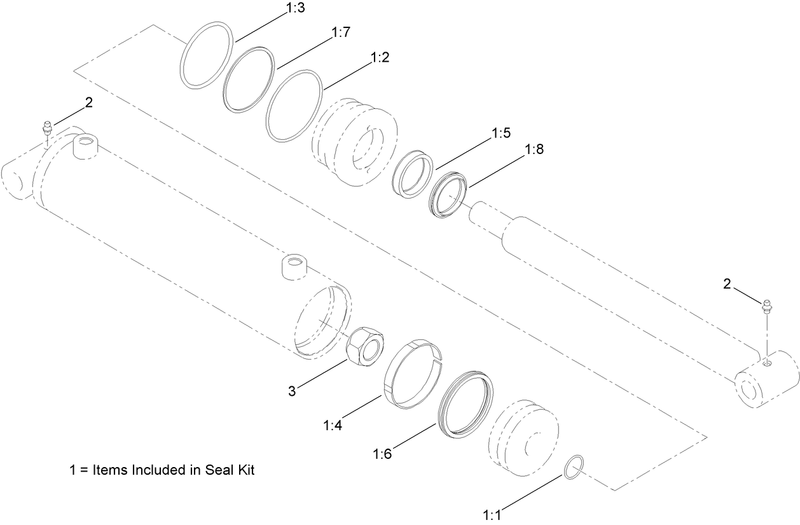 Hydraulic Cylinder Assembly No 127 0913
