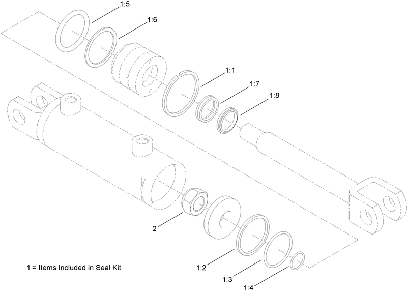 Hydraulic Cylinder Assembly No AU8HC21004