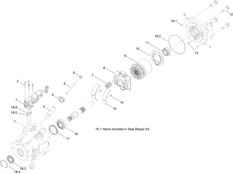 Hydraulic Load Sense Piston Pump No AU119079
