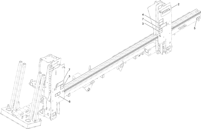 Thrust Frame Assembly No 127 0898