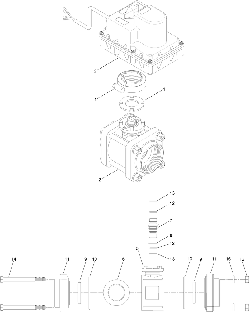 Water Shutoff Valve Assembly No AU8HV29033