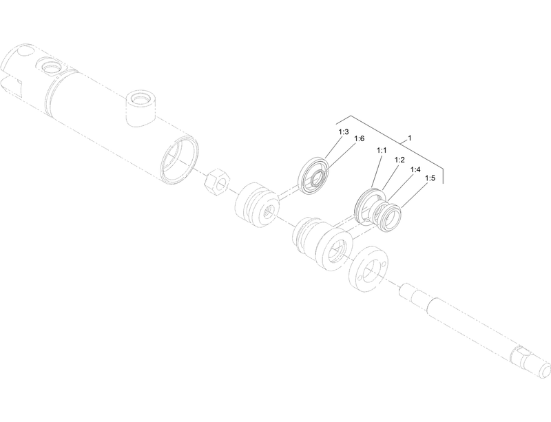Hydraulic Cylinder Assembly No 125 4463