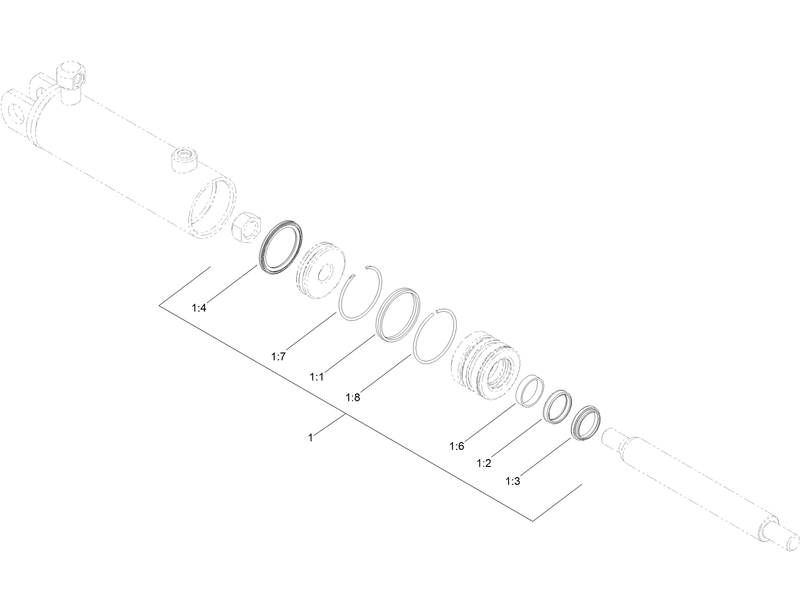 Hydraulic Cylinder Assembly No 132 5741