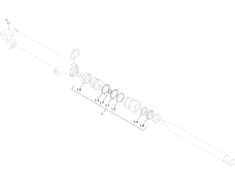 Hydraulic Cylinder Assembly No 133 5959