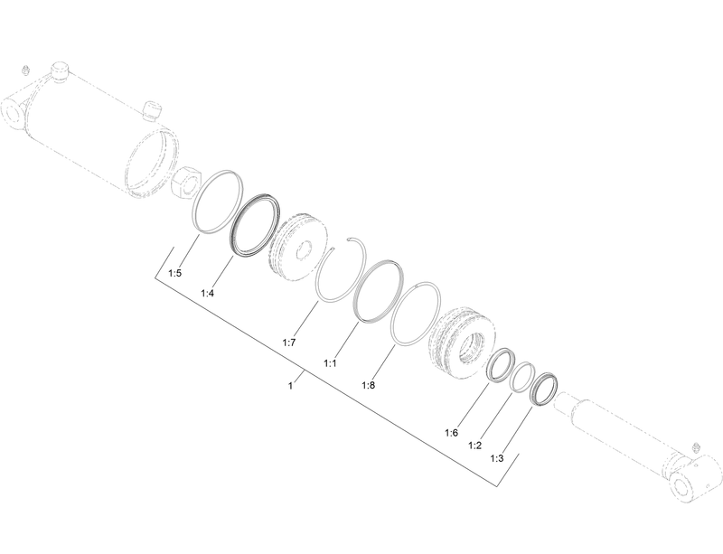 Hydraulic Cylinder Assembly No 133 6138