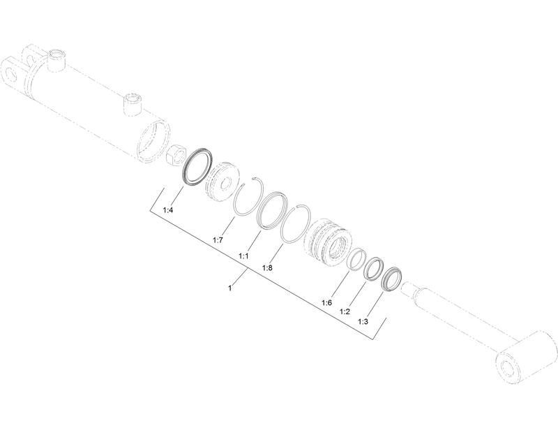 Hydraulic Cylinder Assembly No 133 9466