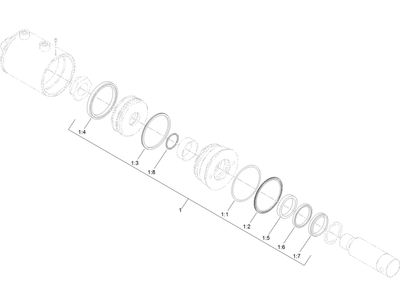 Hydraulic Cylinder Assembly No 136 6918
