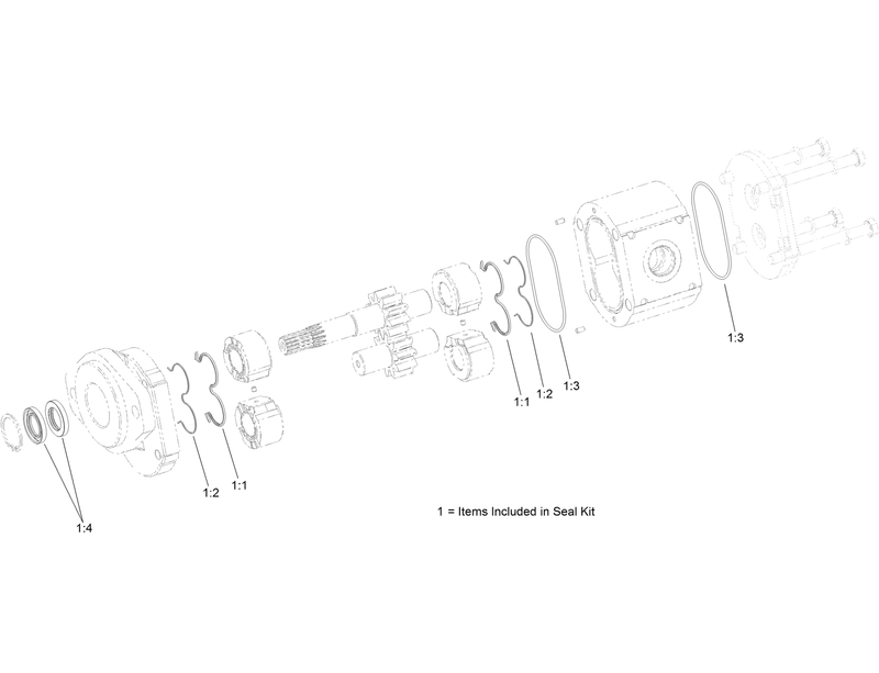 Hydraulic Gear Pump Assembly No 131 8947