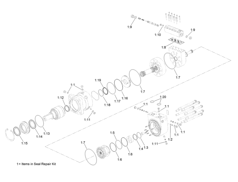 Hydraulic Motor Assembly No 131 8946