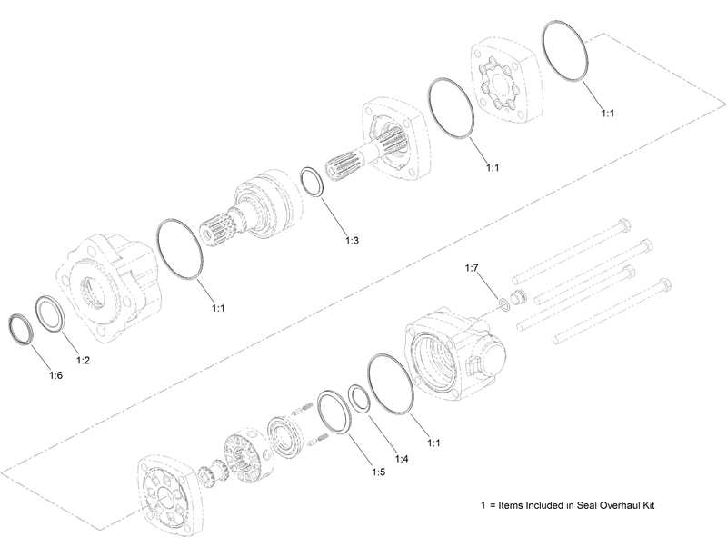 Hydraulic Motor Assembly No 133 6206