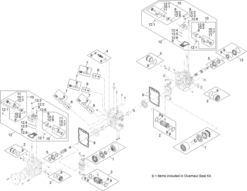 Hydraulic Tandem Pump Assembly No 131 8949