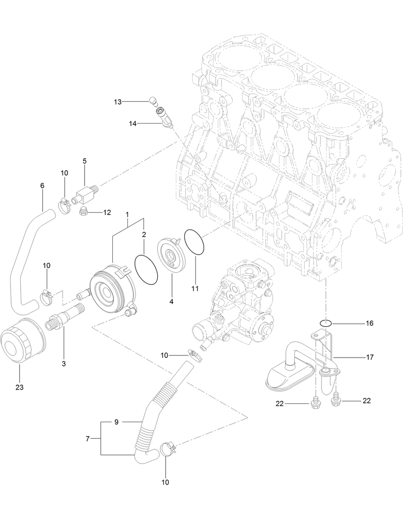 Lubrication and Oil System Assembly