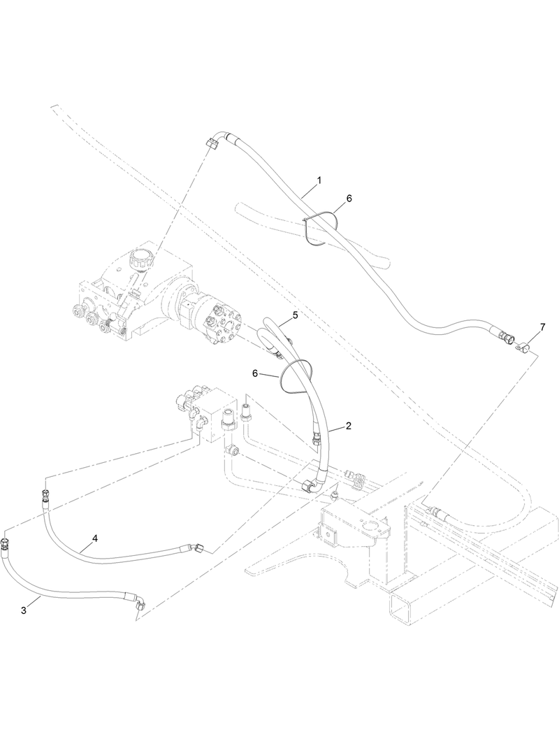 Mud Pump and Setup Hydraulic Hose Assembly