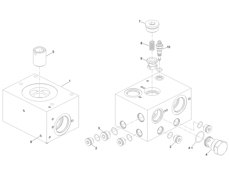 Return Manifold Assembly No 133 5957