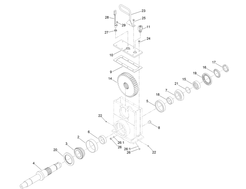Rotary Gearbox Assembly No 137 5287
