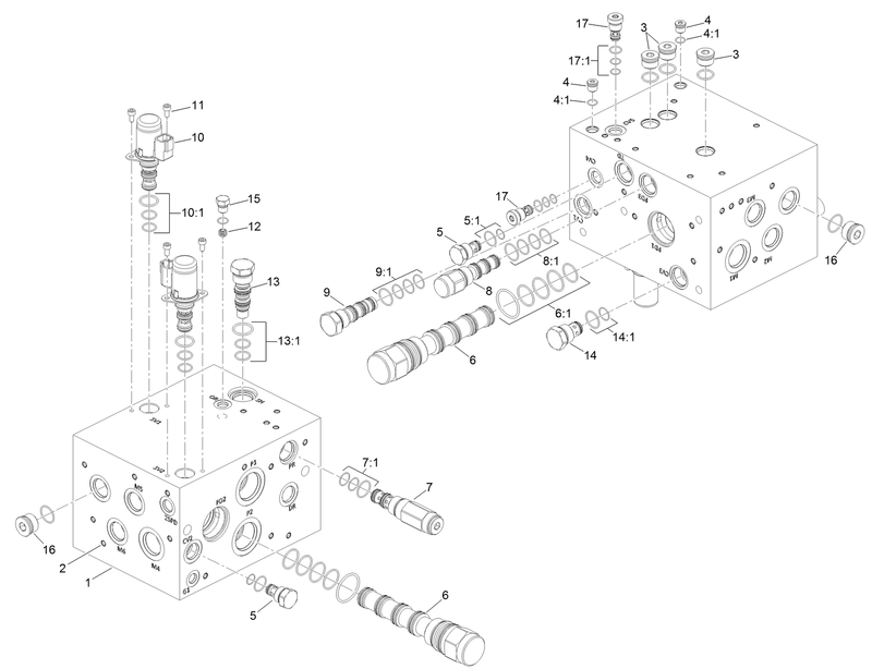 Thrust Manifold Assembly No 133 5951