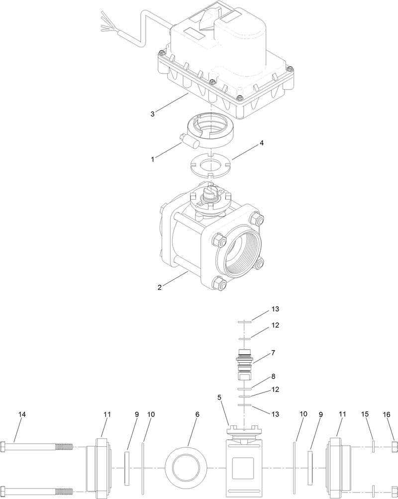 Water Shutoff Valve Assembly No AU8HV29033