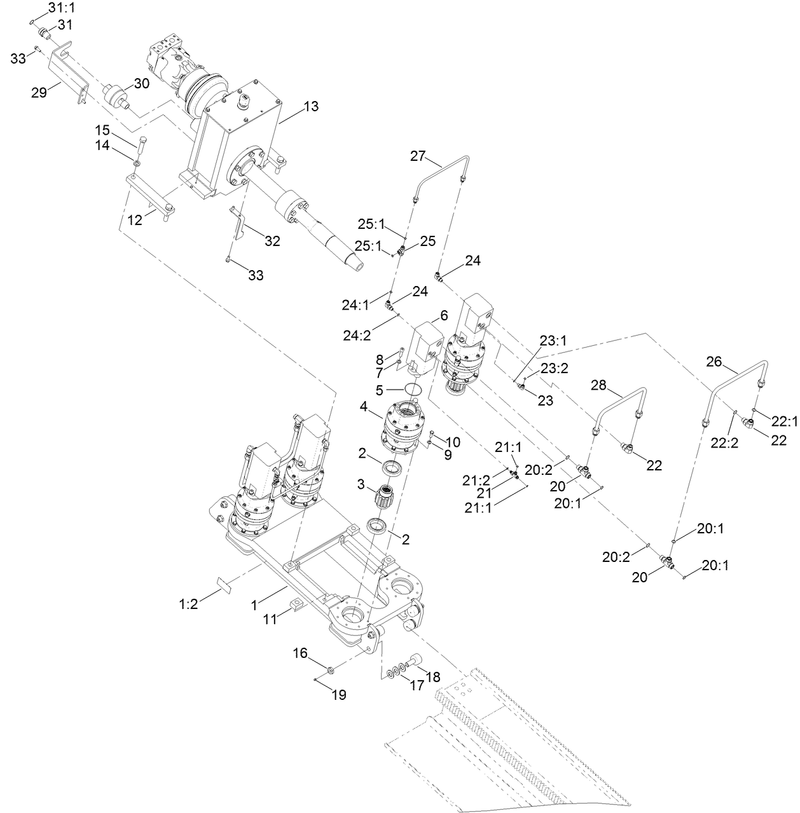 Carriage and Rotary Assembly
