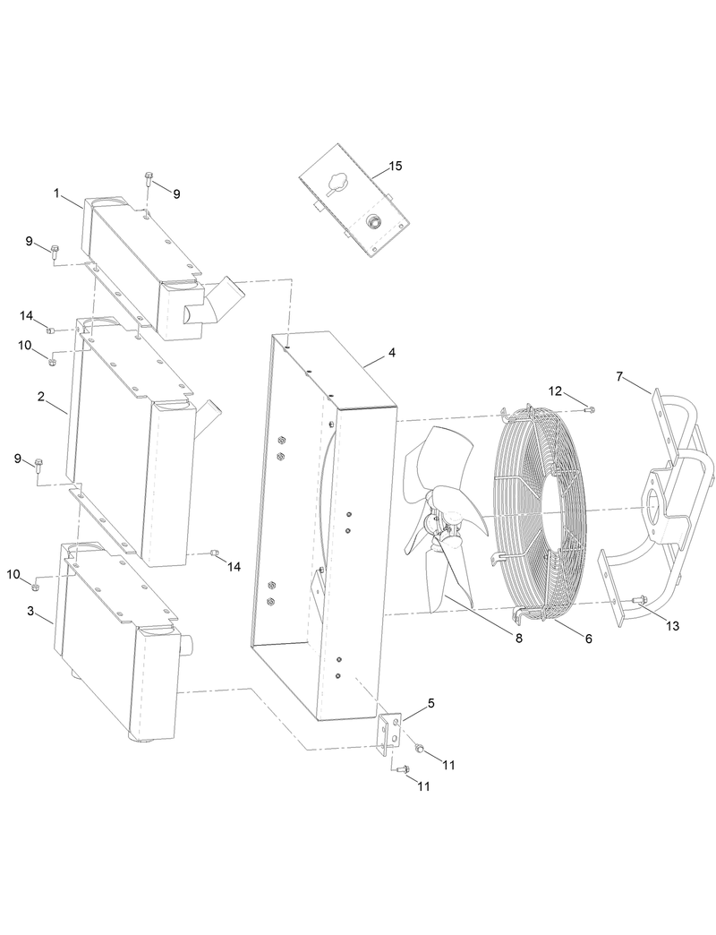 Cooler Assembly No 127 0943