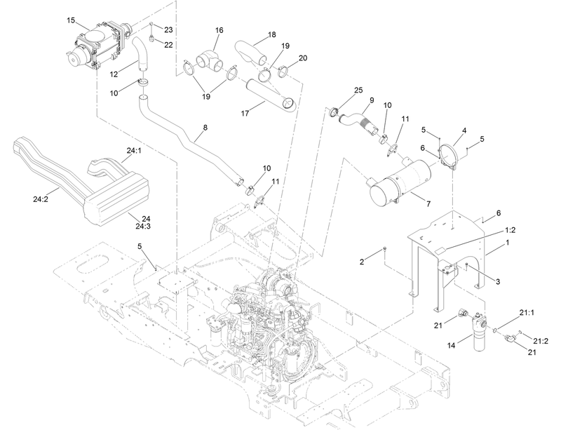 Engine Intake and Exhaust Assembly
