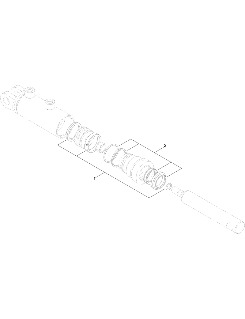 Hydraulic Cylinder Assembly No AU117558