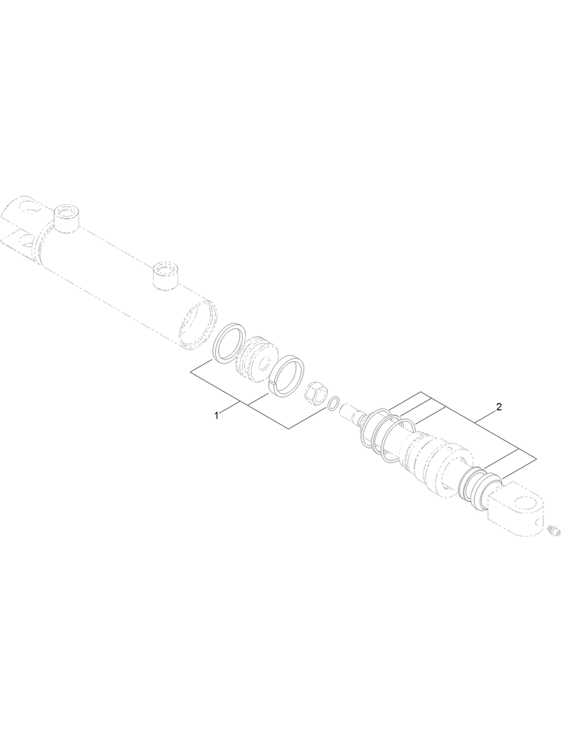 Hydraulic Cylinder Assembly No AU117809