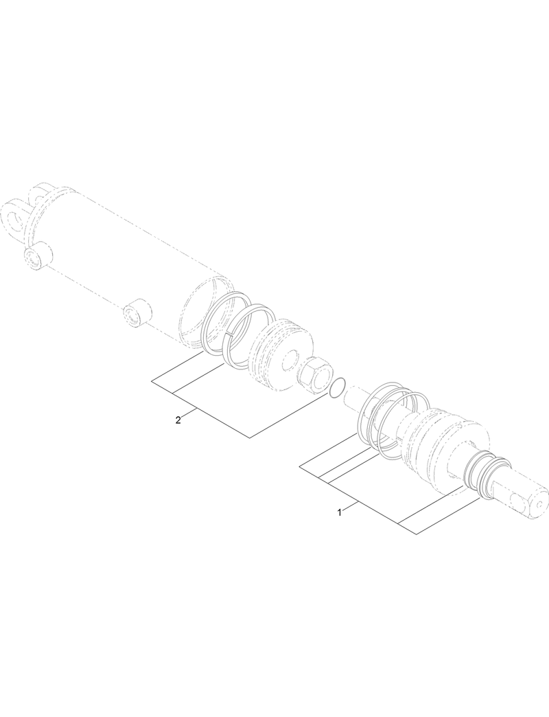 Hydraulic Cylinder Assembly No AU120606