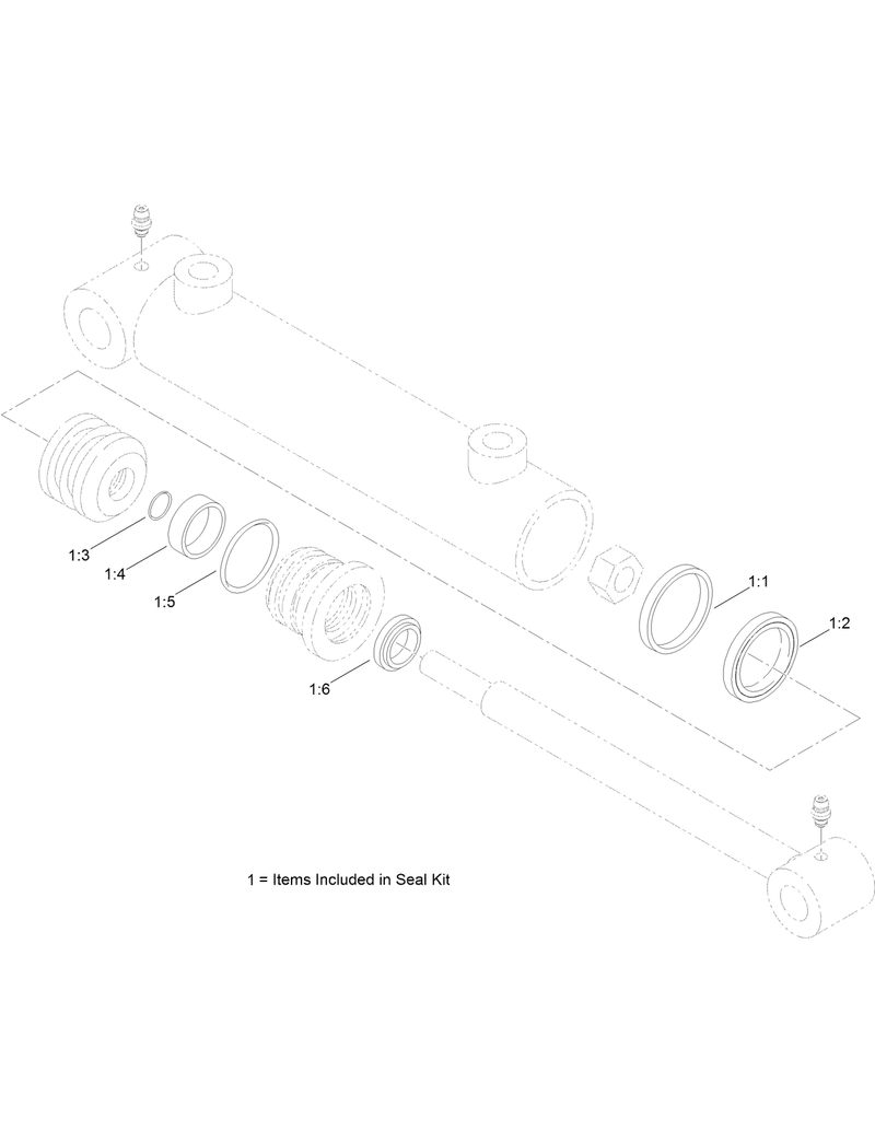 Hydraulic Cylinder Assembly No AU8HC10007
