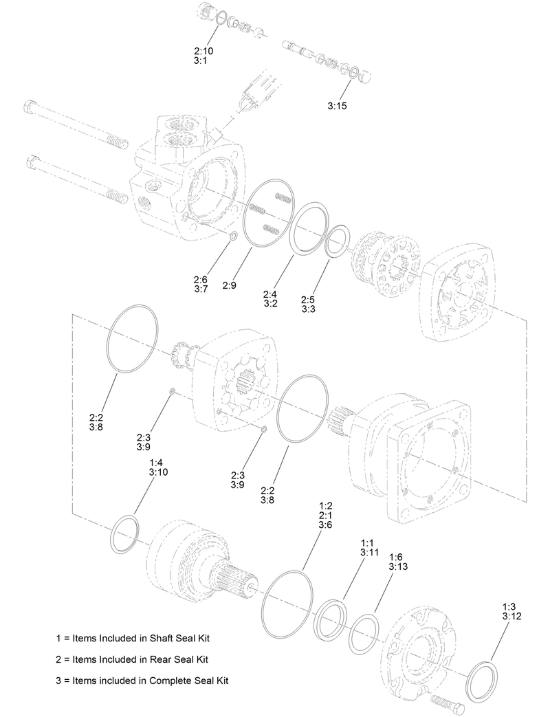 Hydraulic Motor Assembly No AU117459
