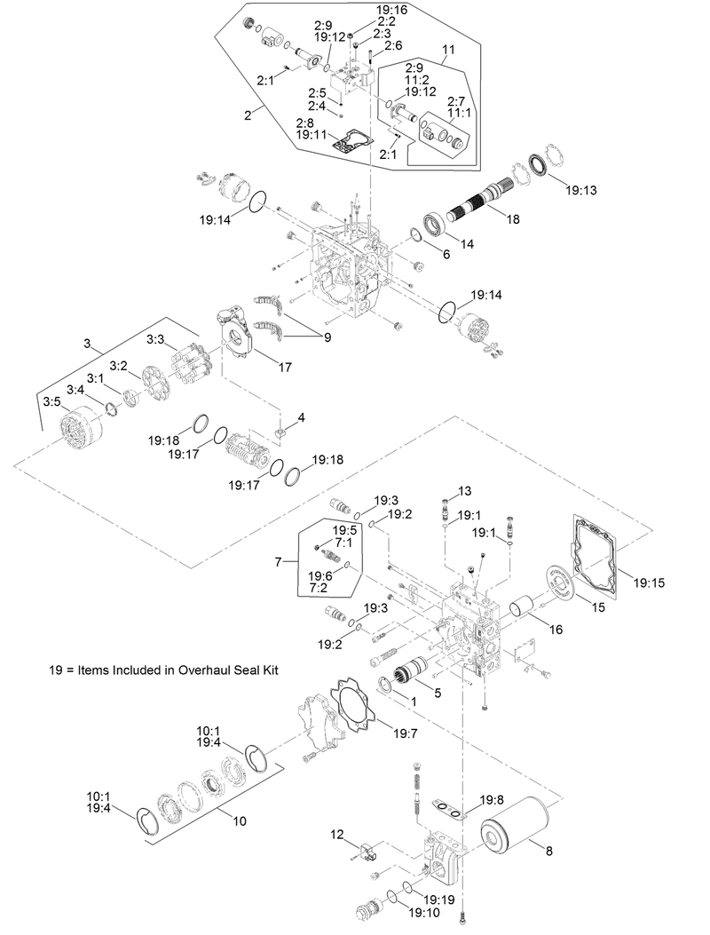 Hydraulic Pump Assembly No AU116314