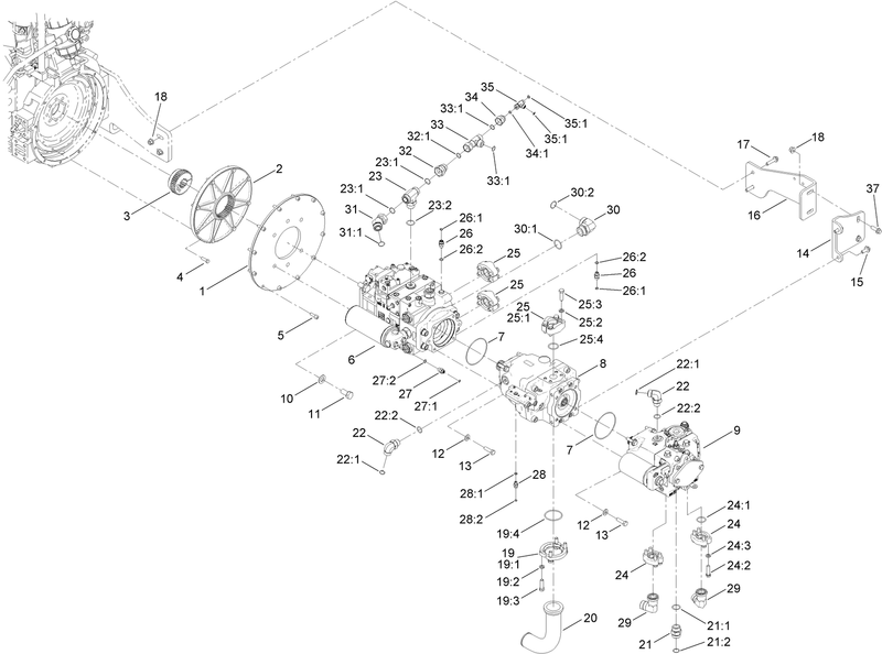 Hydraulic Pump Assembly