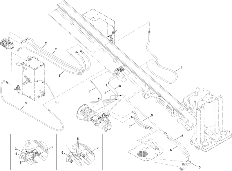 Hydraulic Pump Hose Assembly No 3