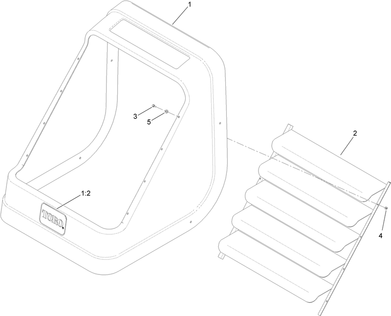 Rear Hood Assembly No AU118302