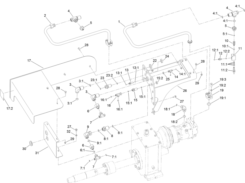 Carriage Guard and Mounting Assembly