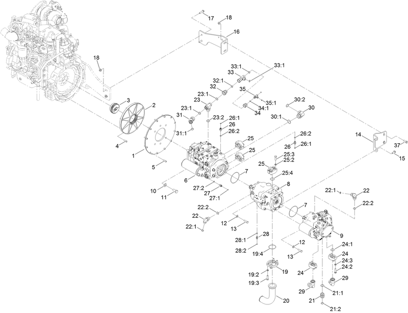 Hydraulic Pump Assembly