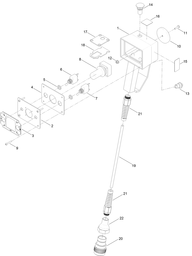 Travel Pendant Assembly No 125 1629