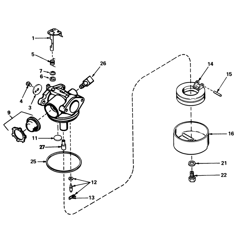 Carburetor No 632050a