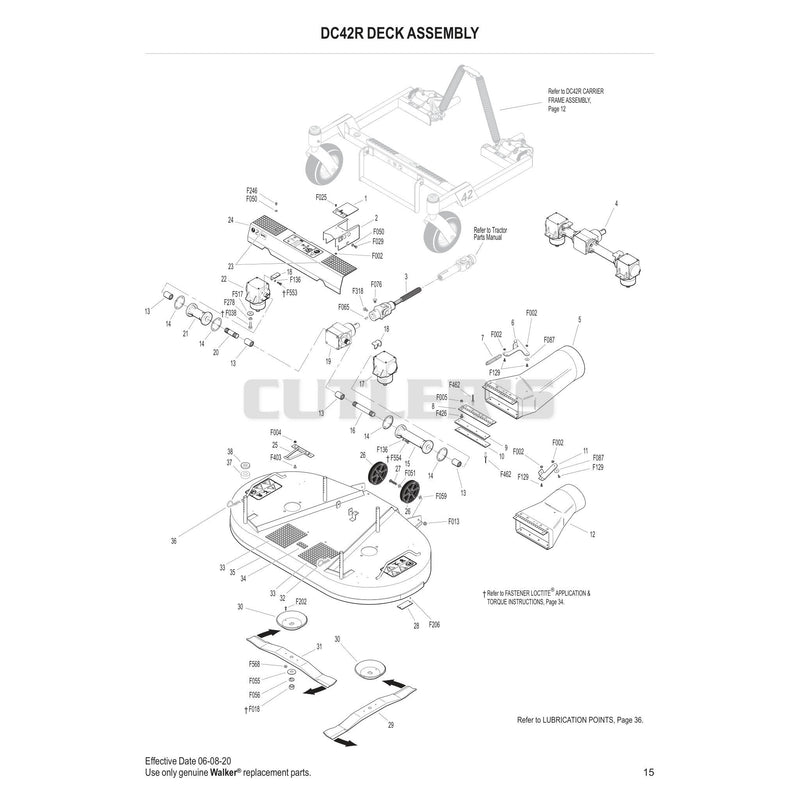 DC42R Deck Assembly