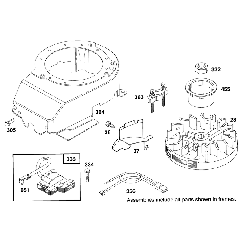 Engine Briggs and Stratton Model 12e802-0653-01