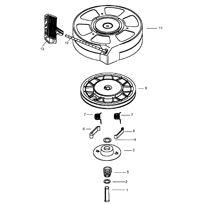 Recoil Starter No 590702 Optional