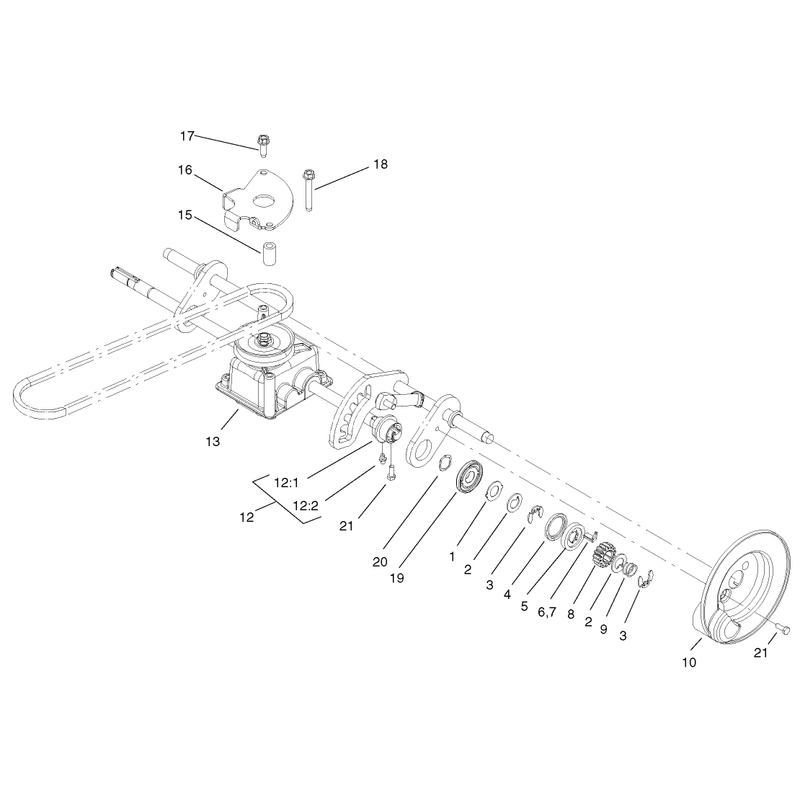 Gearcase and Drive Assembly