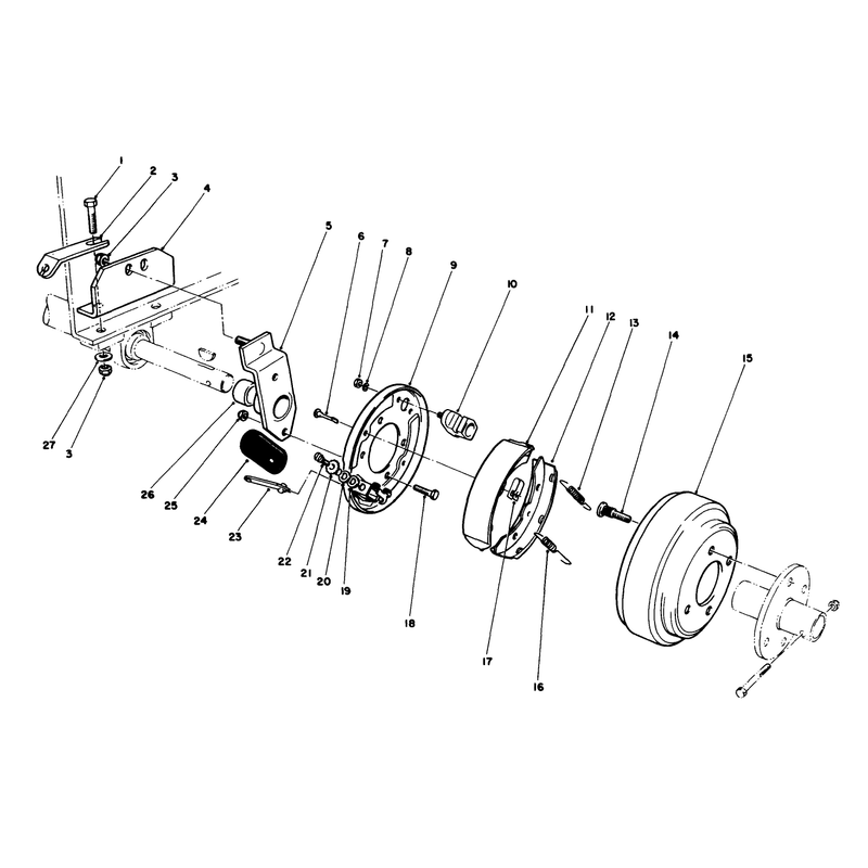 Brake Kit Model No 30758 Optional