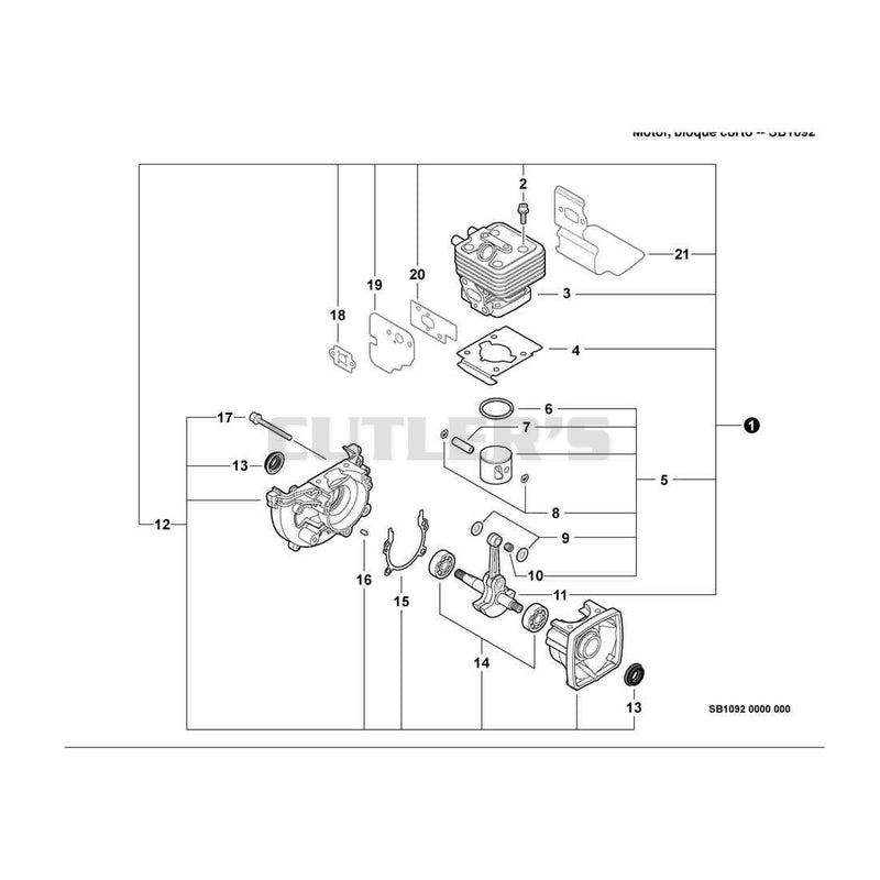 Engine, Short Block -- SB1092