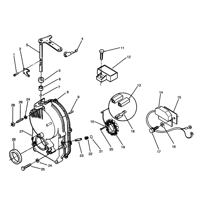 Gearcase and Ignition Controls
