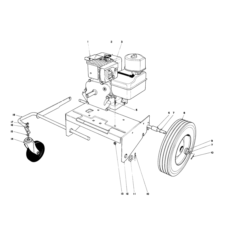 Engine and Base Assembly Model 62912