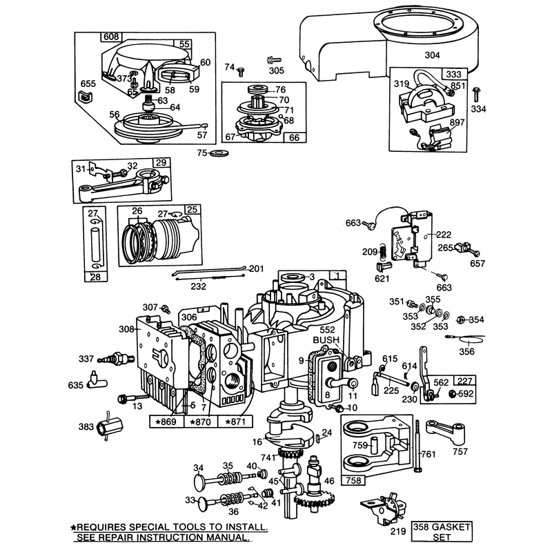 Briggs and Stratton Model No 253706-0180-01