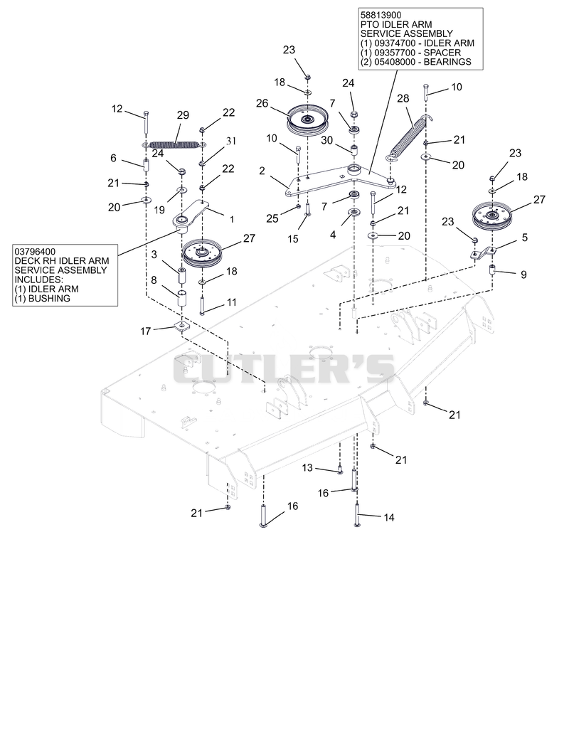 Idlers and Sheaves - 52 and 60"